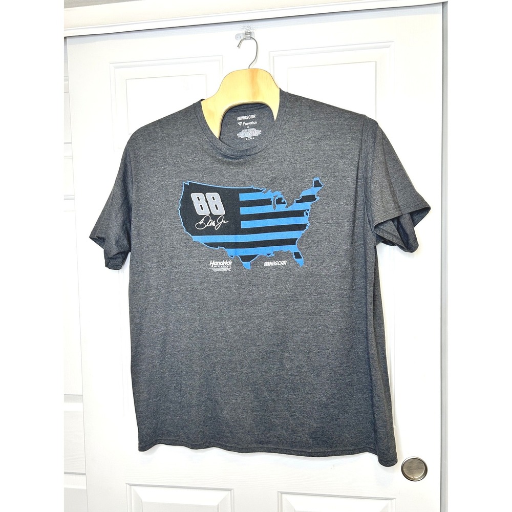 Fanatics NASCAR T-Shirt Mens 4XL Dale Jr 88 USA Map Graphic Tee